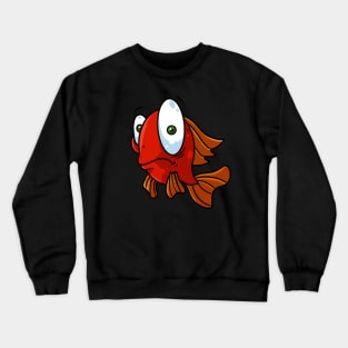 Orange fish Crewneck Sweatshirt